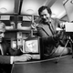 Researchers Willard Boyle and George Smith with the charge-coupled device in 1974